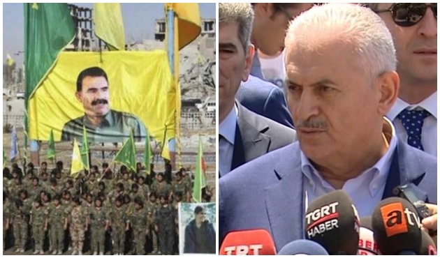 Başbakan Yıldırım sert çıktı, ABD Öcalan posteri için 'U' dönüşü yaptı!