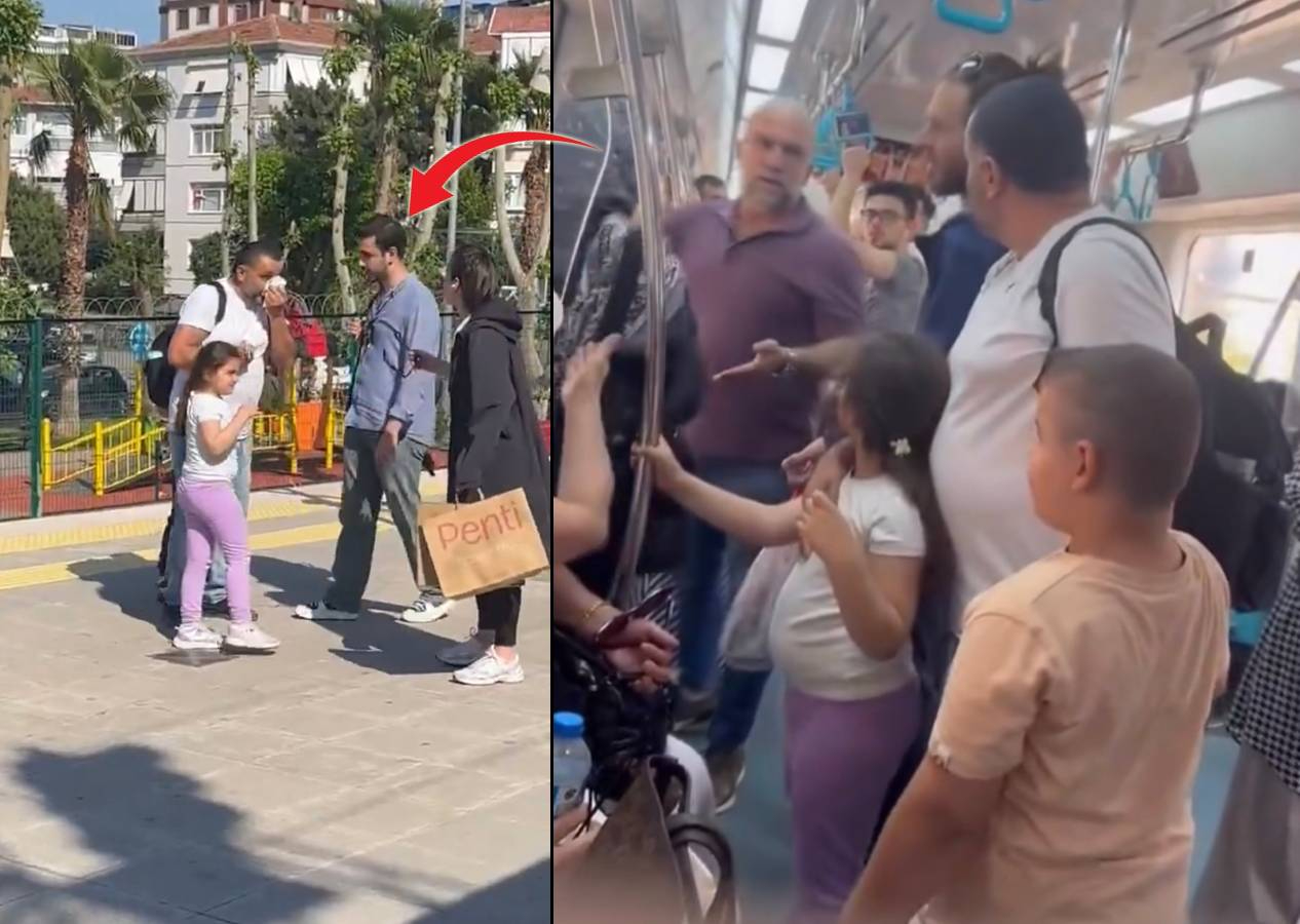 Sosyal medya ayağa kalkmıştı: Marmaray'da iki çocuklu babanın burnunu kıran şüpheli tutuklandı
