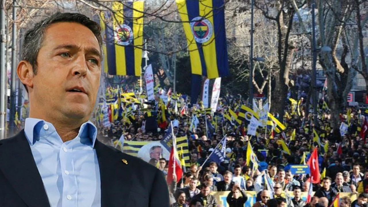 Fenerbahçelilerin sabrı taştı, Ali Koç'a istifa yürüyüşüne binlerce taraftar katıldı