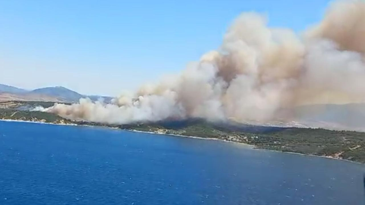 İzmir Aliağa’da korkutan orman yangını: Havadan ve karadan müdahale başlatıldı!