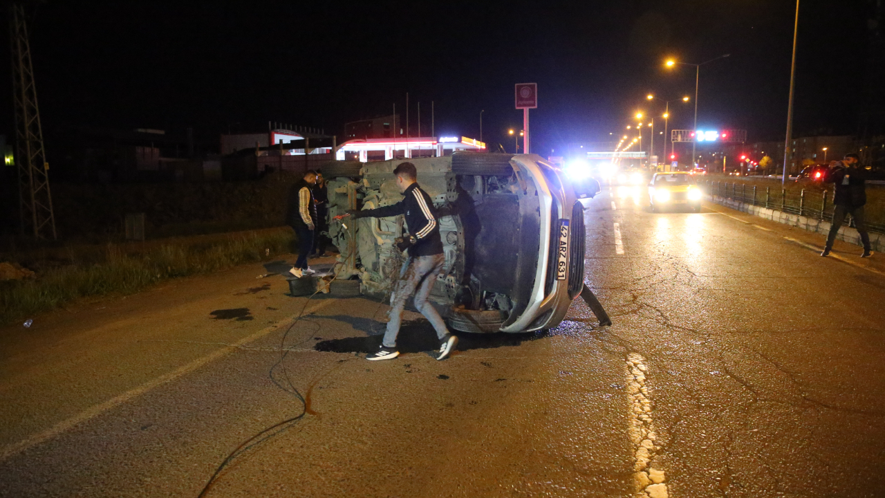 Kars'ta zincirleme trafik kazası: 4 kişi yaralandı