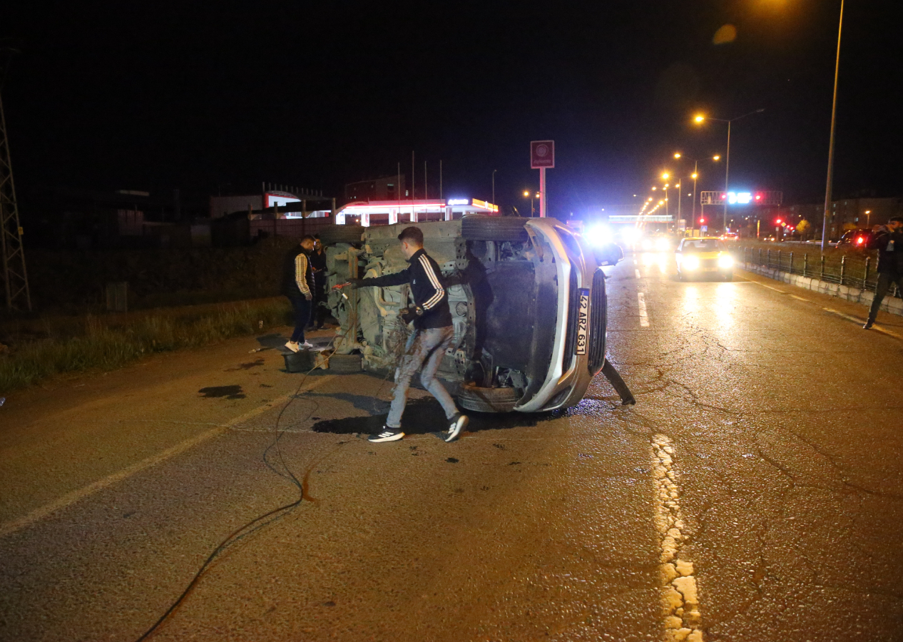 Kars'ta zincirleme trafik kazası: 4 kişi yaralandı