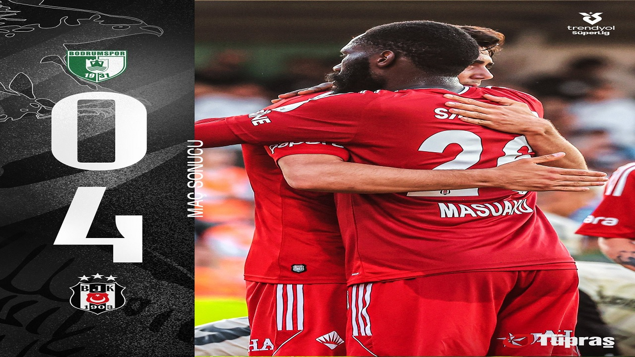Beşiktaş, Süper Lig Sezonunu Deplasmanda Farklı Galibiyetle Kapattı: Bodrum FK'yı 4-0 Mağlup Etti!