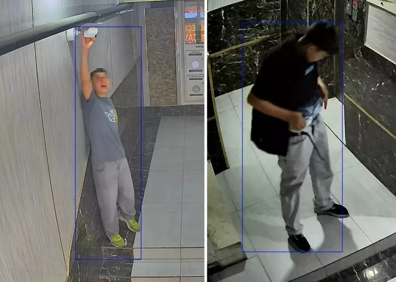 Mersin'de iş hanında güpegündüz rezalet: Kamera açısını değiştirip tuvaletini yaptı!