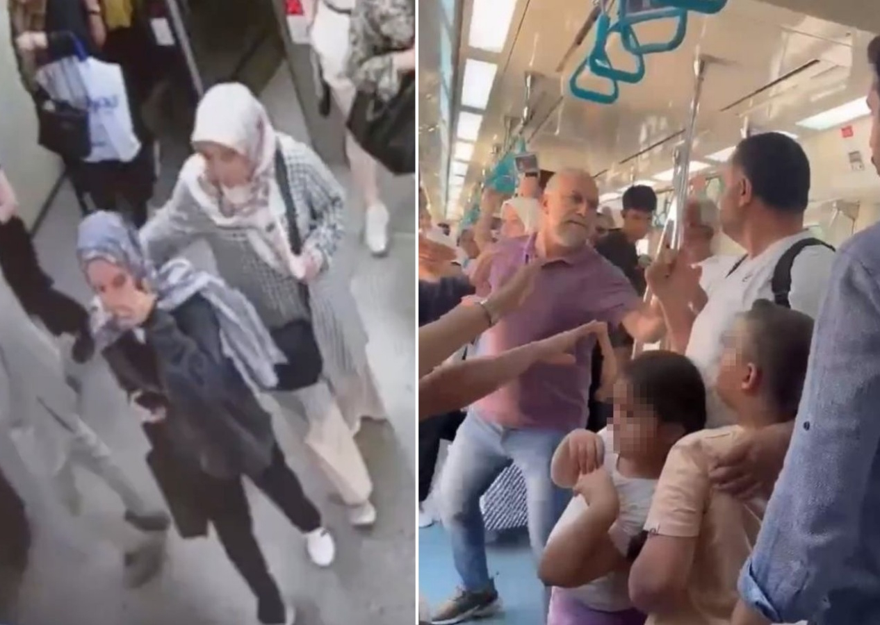 Marmaray'daki yumruklu saldırıda genç kadının ifadesi ortaya çıktı! "Başörtümü kastederek hakaret etti"