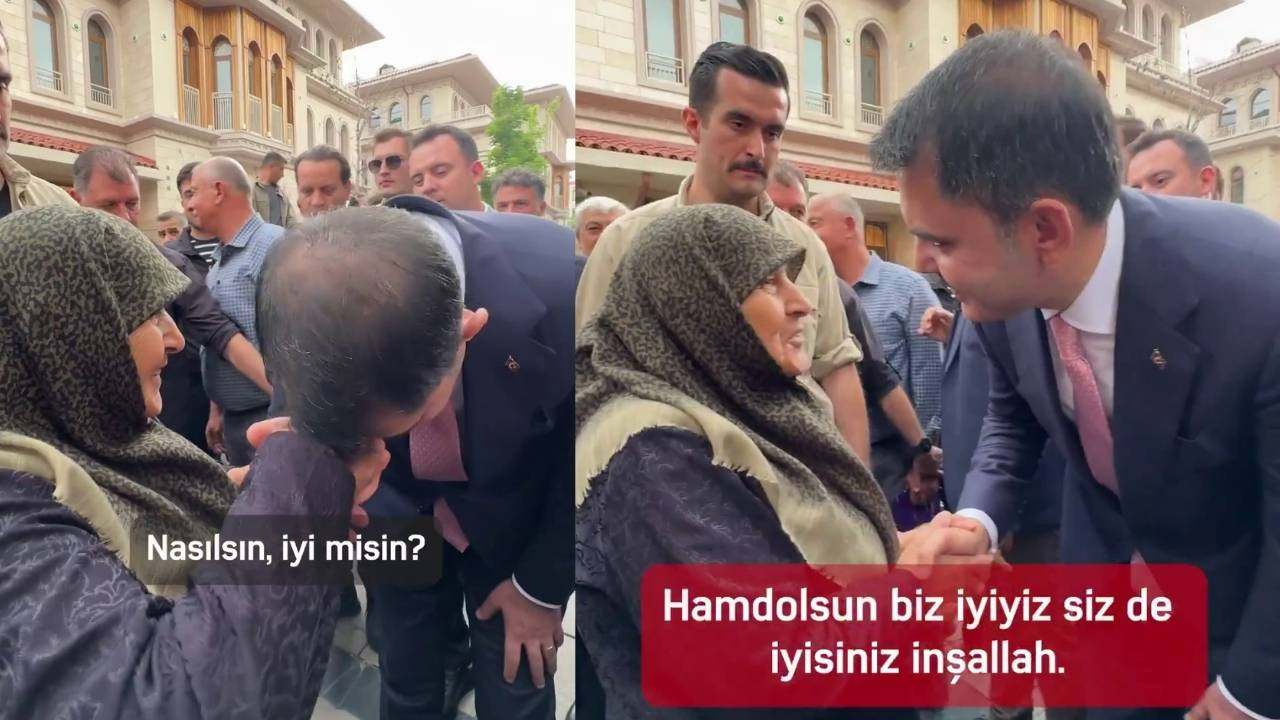 Bakan Murat Kurum Konya’da sevgi seliyle karşılandı! “Seni alnından öpeceğim”