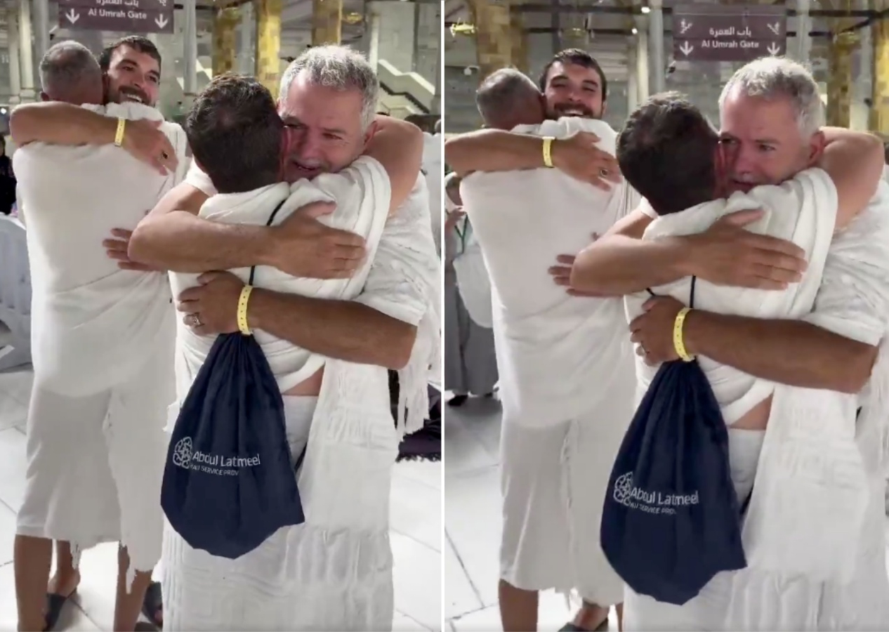 At sırtında yola çıkan İspanyol hacılar Mekke'ye ulaştı! 240 gün süren zorlu serüven... İşte gözyaşları ve muhteşem kavuşma anı