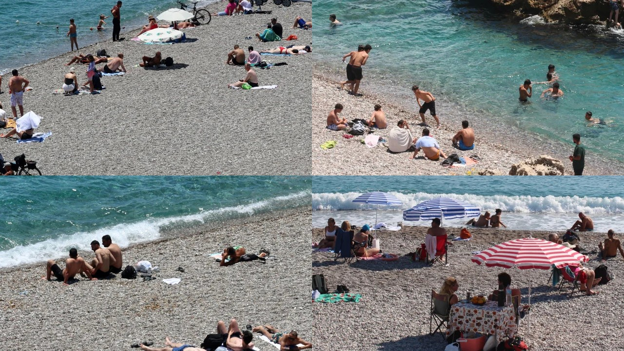 Antalya sahillerinde Kurban Bayram öncesi büyük yoğunluk