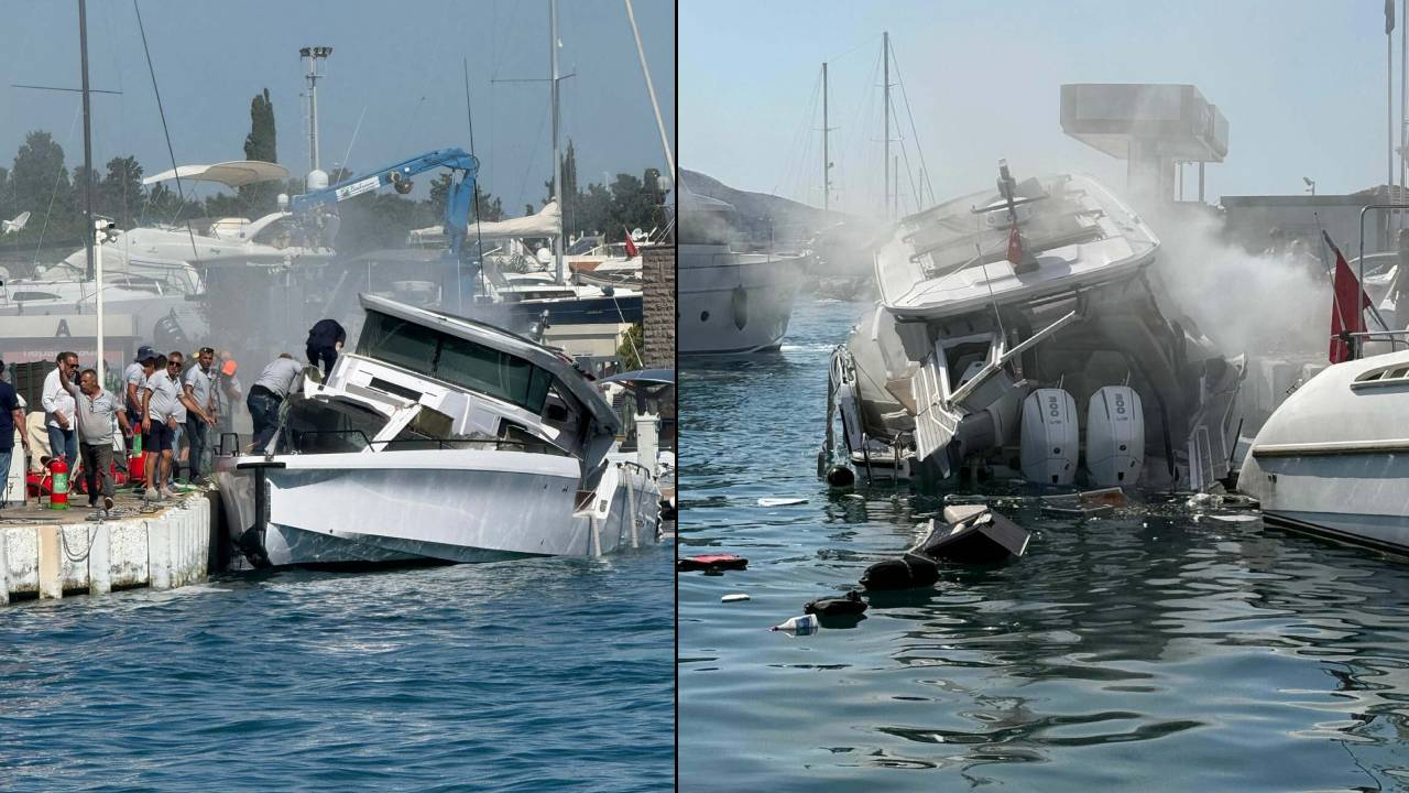 Bodrum marinada korkutan patlama! Yakıt ikmalı sırasında faciadan dönüldü: 3 yaralı