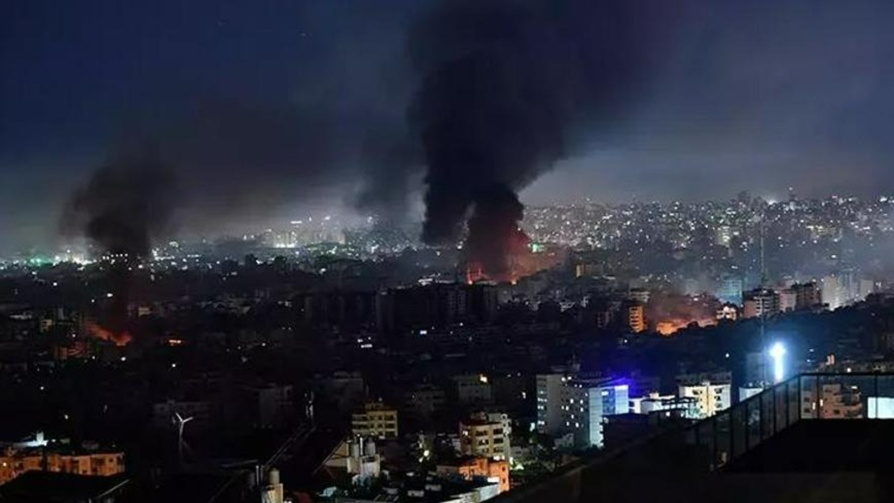 Bayram öncesi vahşet! İsrail Beyrut’ta sivillerin üzerine bomba yağdırdı