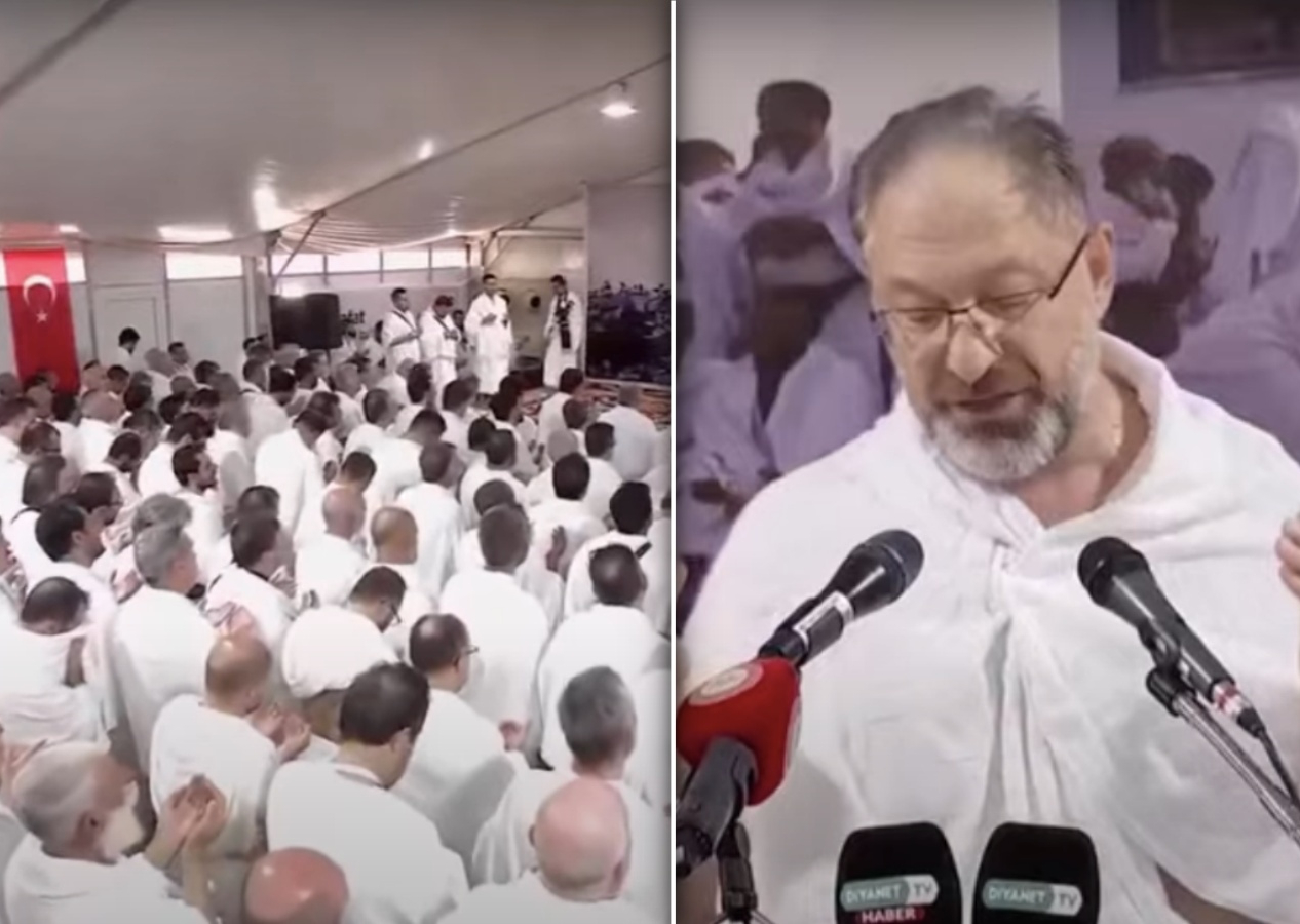 Arafat'ta tarihi an: Diyanet İşleri Başkanı Ali Erbaş, Arafat'ta Vakfe duası yaptı! CANLI YAYIN