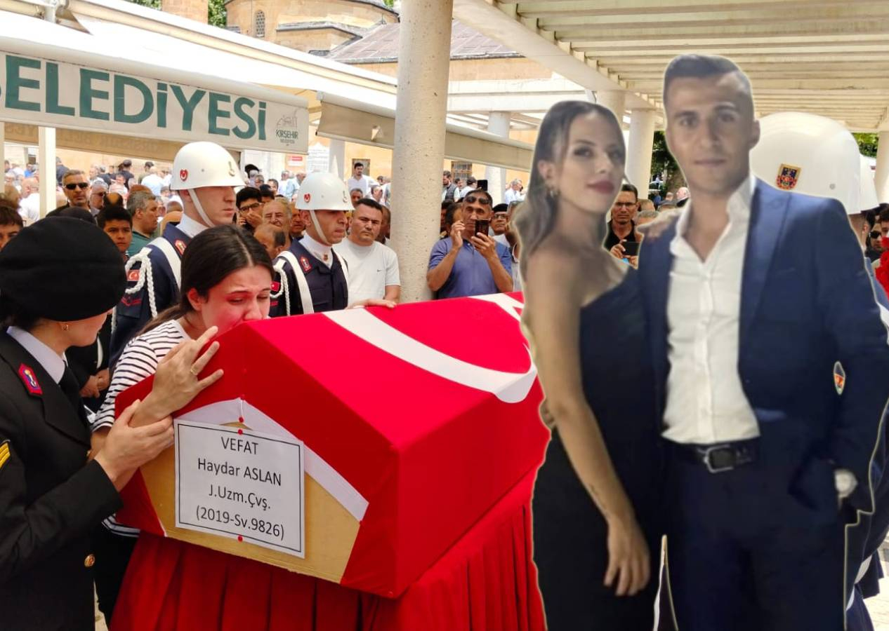 Mutluluğa giderken yolda karşılarına ölüm çıktı! Uzman çavuş Haydar Aslan ve eşi Ecemnur Aslan toprağa verildi, 5 aylık bebekleri yoğun bakımda