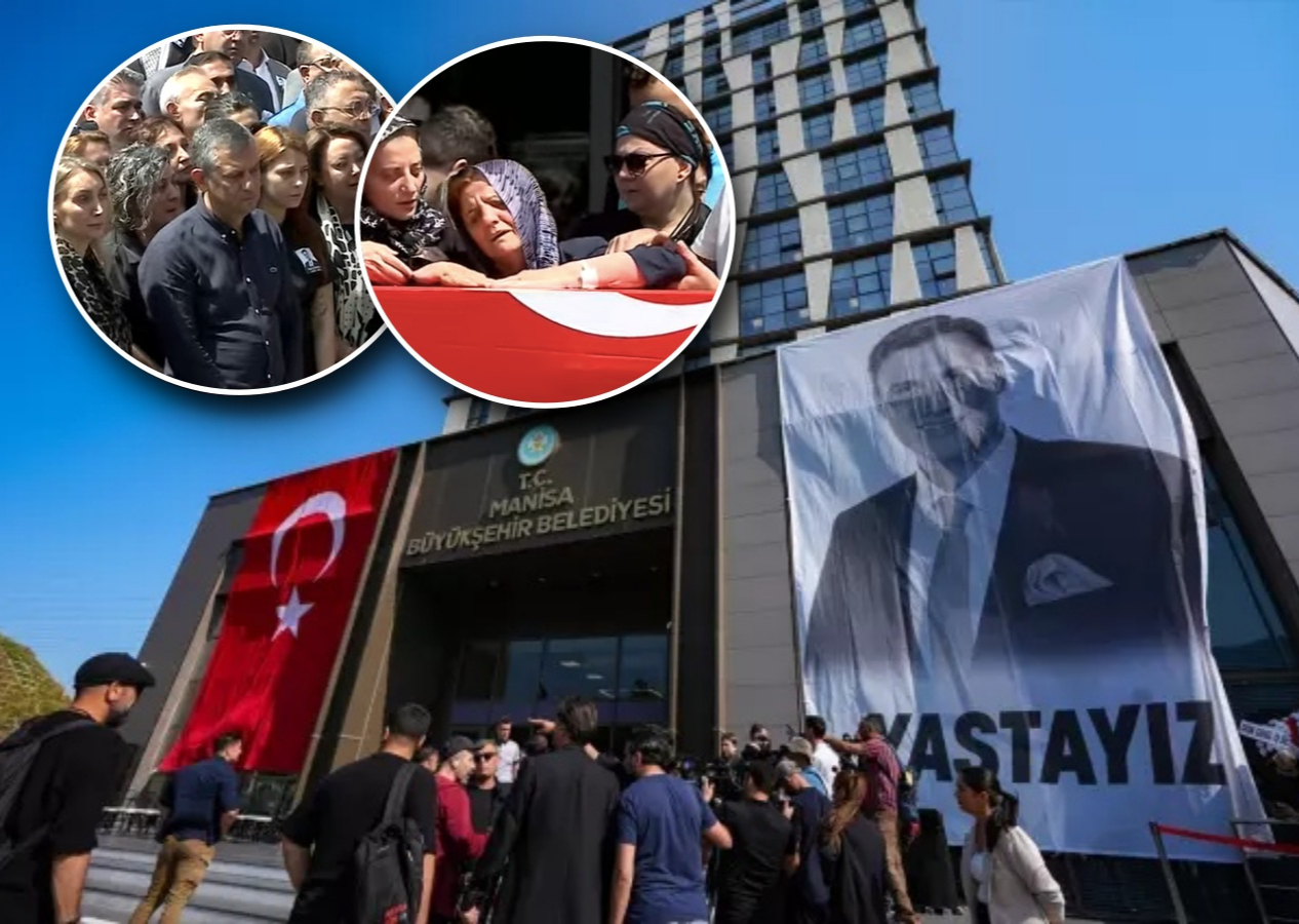 Manisa yasta... Ferdi Zeyrek'in cenaze töreni Cumhuriyet Meydanı’nda düzenleniyor! Yüzlerce Manisalı Cumhuriyet Meydanı’nda buluştu
