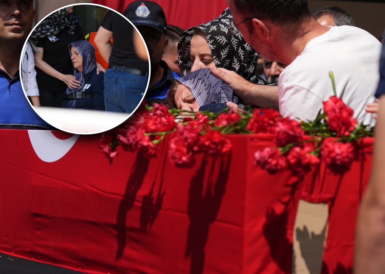 Ferdi Zeyrek'in annesi oğlunun tabutuna sarılırken fenalaştı... Cenaze töreninde yürek burkan anlar