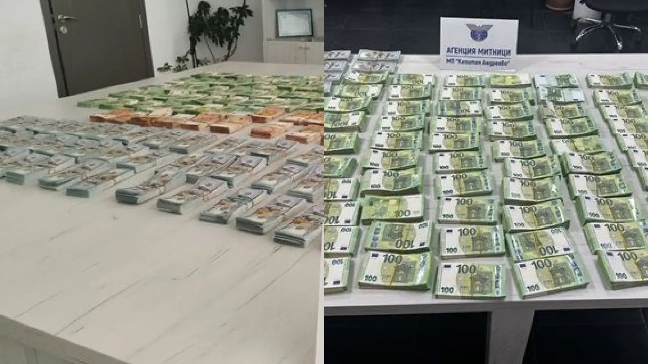 Tam sınırda enselendi: Sırt çantasından yüz binlerce euro ve dolar bulundu!