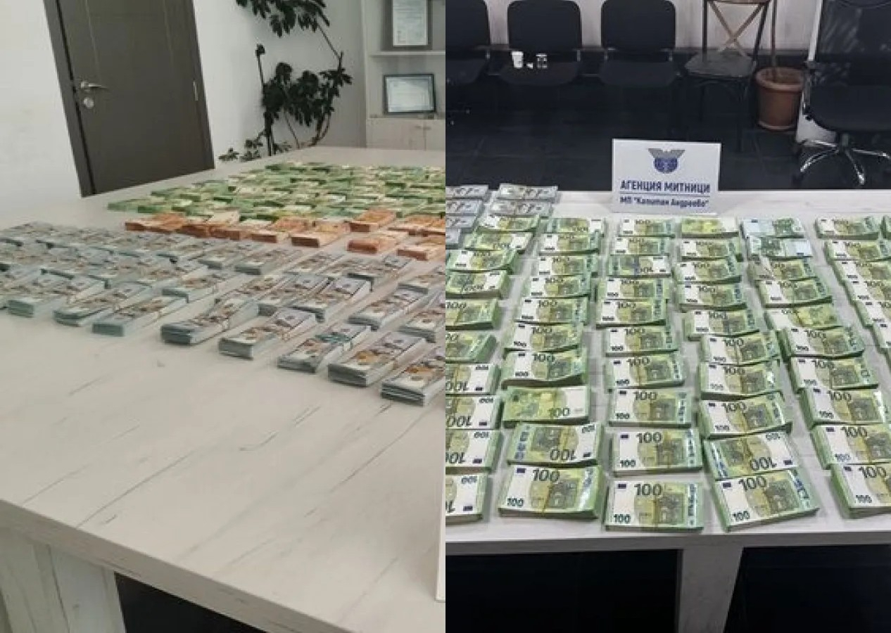 Tam sınırda enselendi: Sırt çantasından yüz binlerce euro ve dolar bulundu!