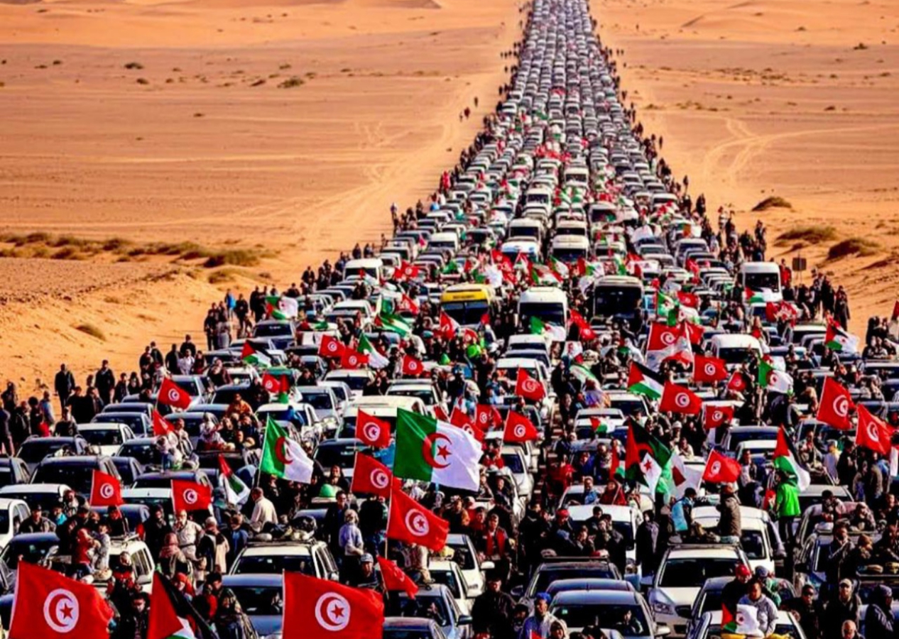 Gazze’ye yardım için yola çıkan ‘Sumud Konvoyu’ Libya’ya ulaştı: Hedef Refah Sınır Kapısı!