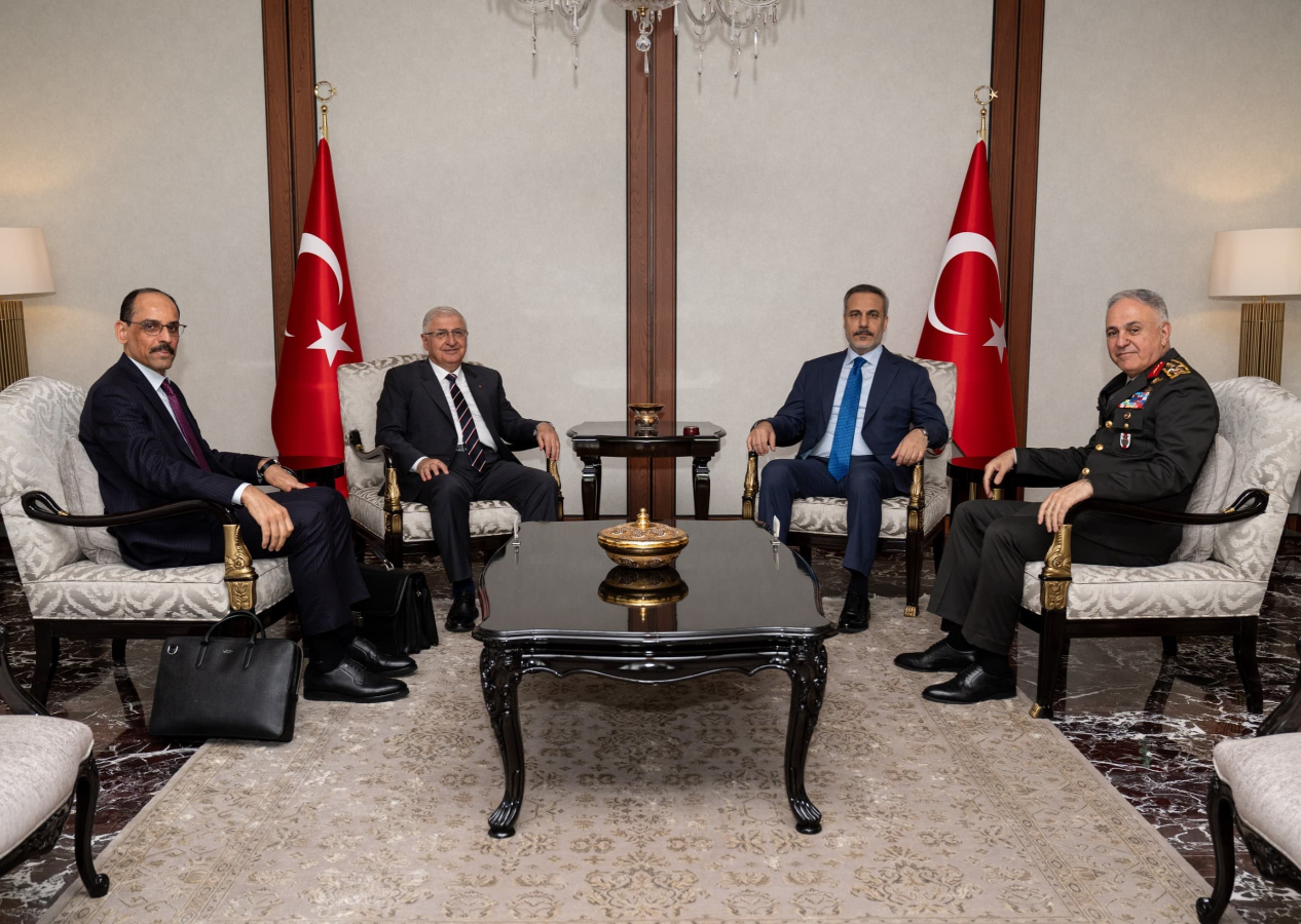 Devletin zirvesi İsrail tehlikesine karşı toplandı: Fidan, Güler, Gürak ve Kalın Dışişleri Bakanlığı'nda bir araya geldi