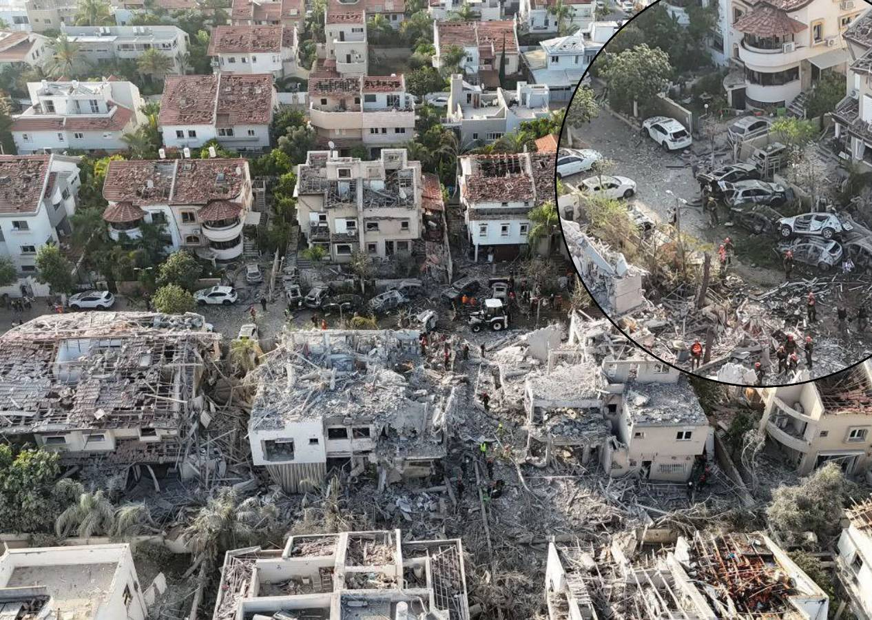 Tel-Aviv bu hale getirildi! Füze yağmuru şeklindeki İran misillemesinde bilanço ağır
