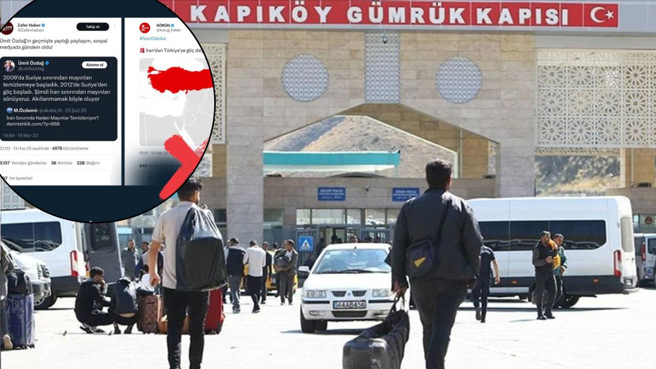 Türkiye sınırları güvendedir! Dezenformasyon yine tutmadı: İran'dan göç haberleri asılsız çıktı