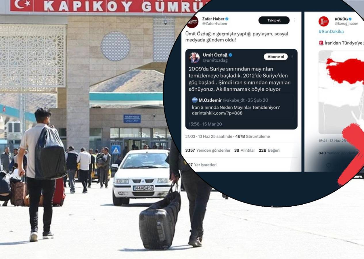Türkiye sınırları güvendedir! Dezenformasyon yine tutmadı: İran'dan göç haberleri asılsız çıktı