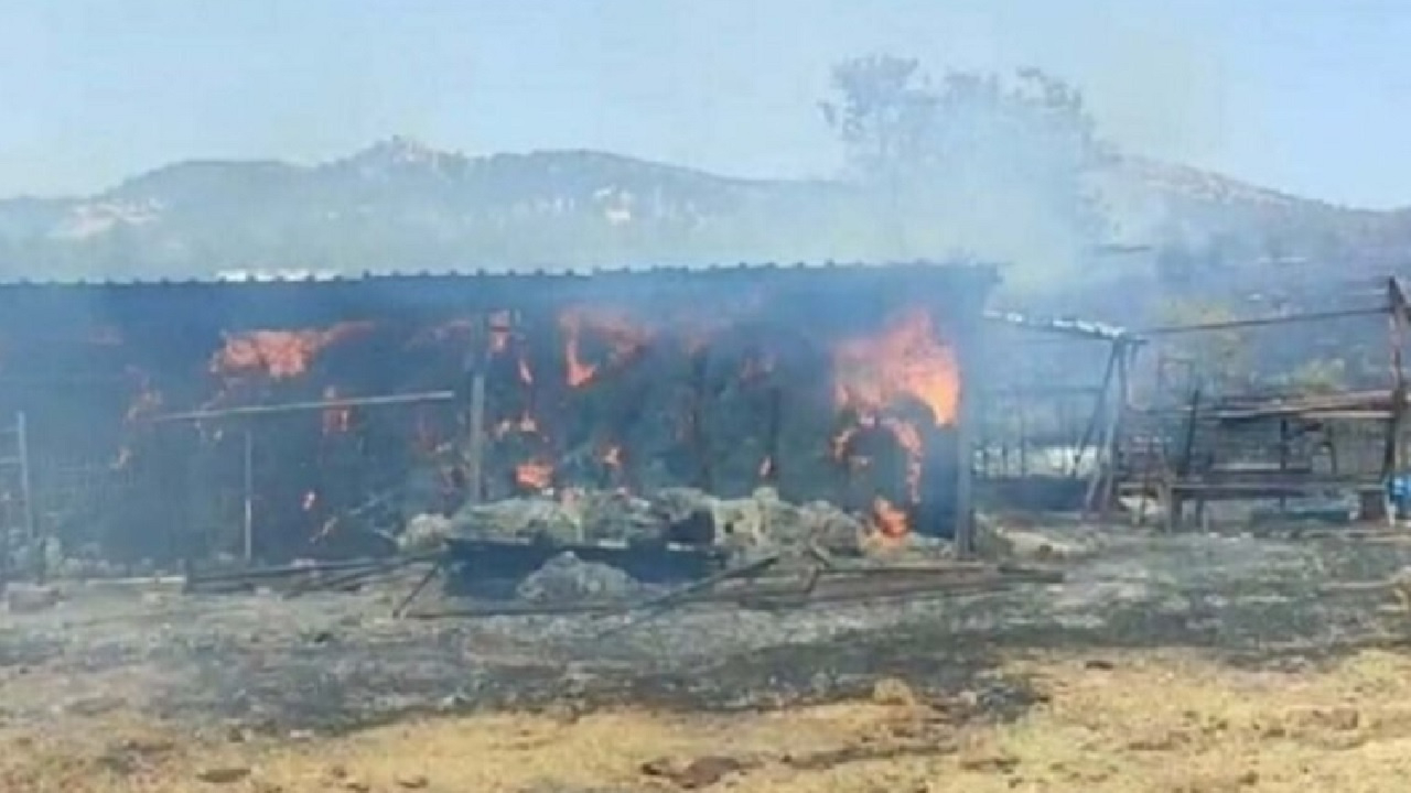 Çanakkale Ayvacık’ta tarım arazisinde yangın!