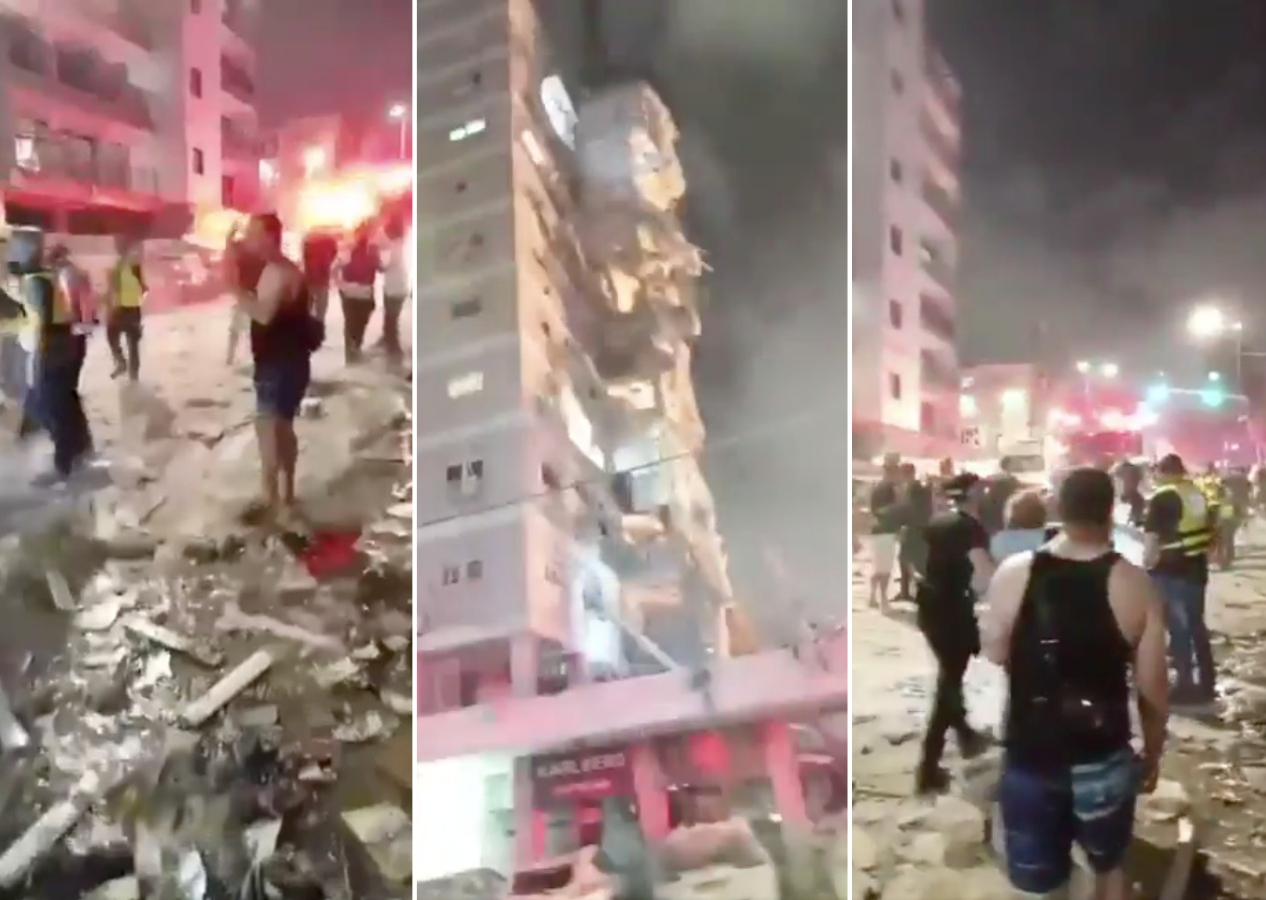 İsrail’e balistik darbe: Füze saldırısının ardından Bat Yam'daki bina yok oldu!