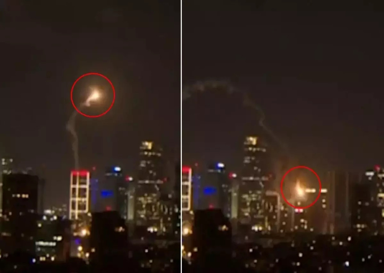 İran İsrail'i vuruyor: Tel Aviv'de siren sesleri!