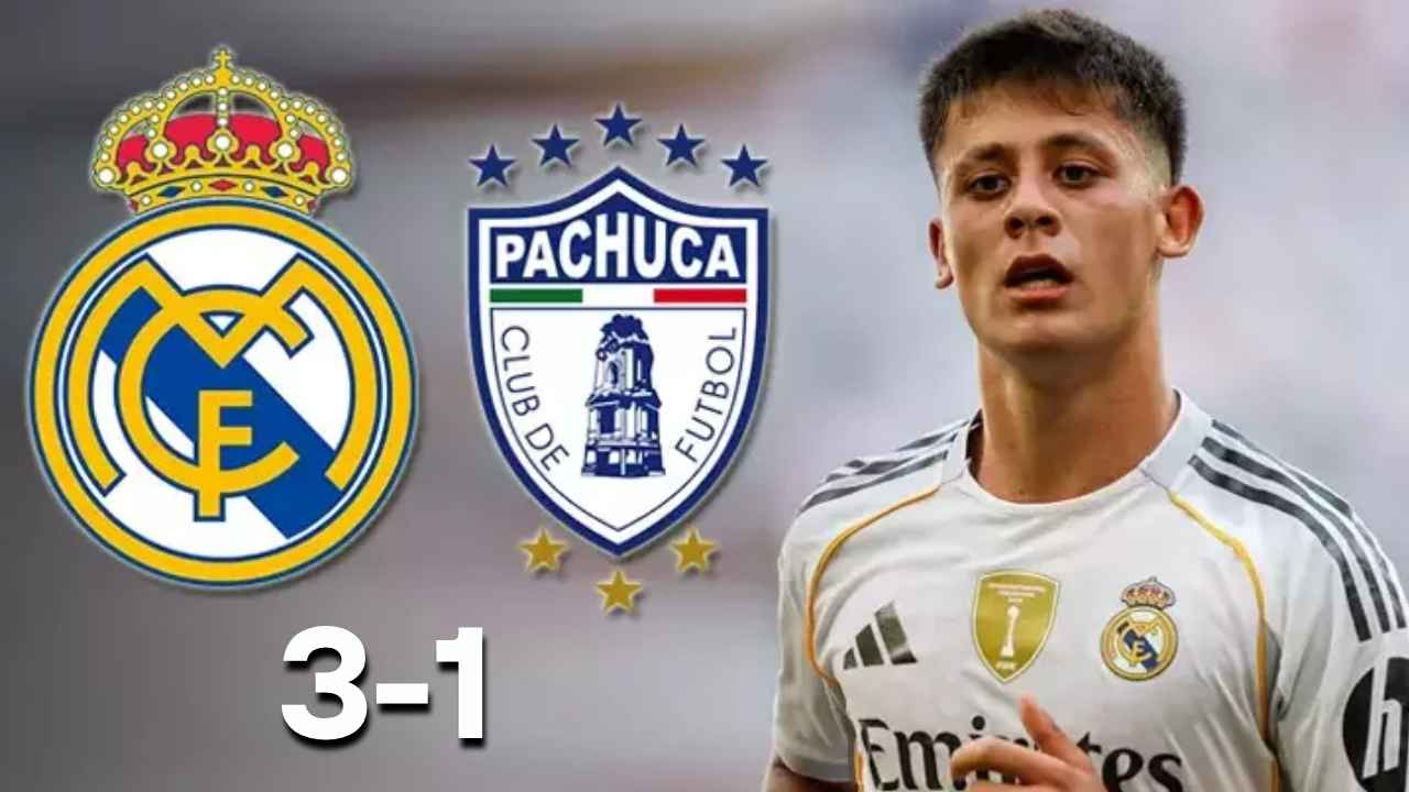 Real Madrid, 10 Kişiyle Sahne Alan Arda Güler'in Golüyle Pachuca'yı Devirdi: 3-1!
