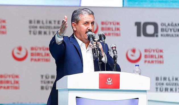 Mustafa Destici, yeniden BBP Genel Başkanlığına seçildi