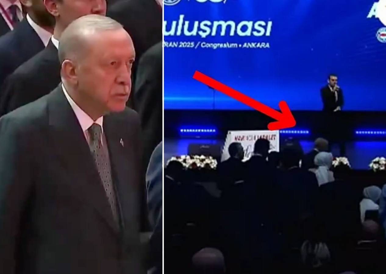 Memur-Sen programında dikkat çeken anlar! Telefon gelince Erdoğan salondan çıktı...