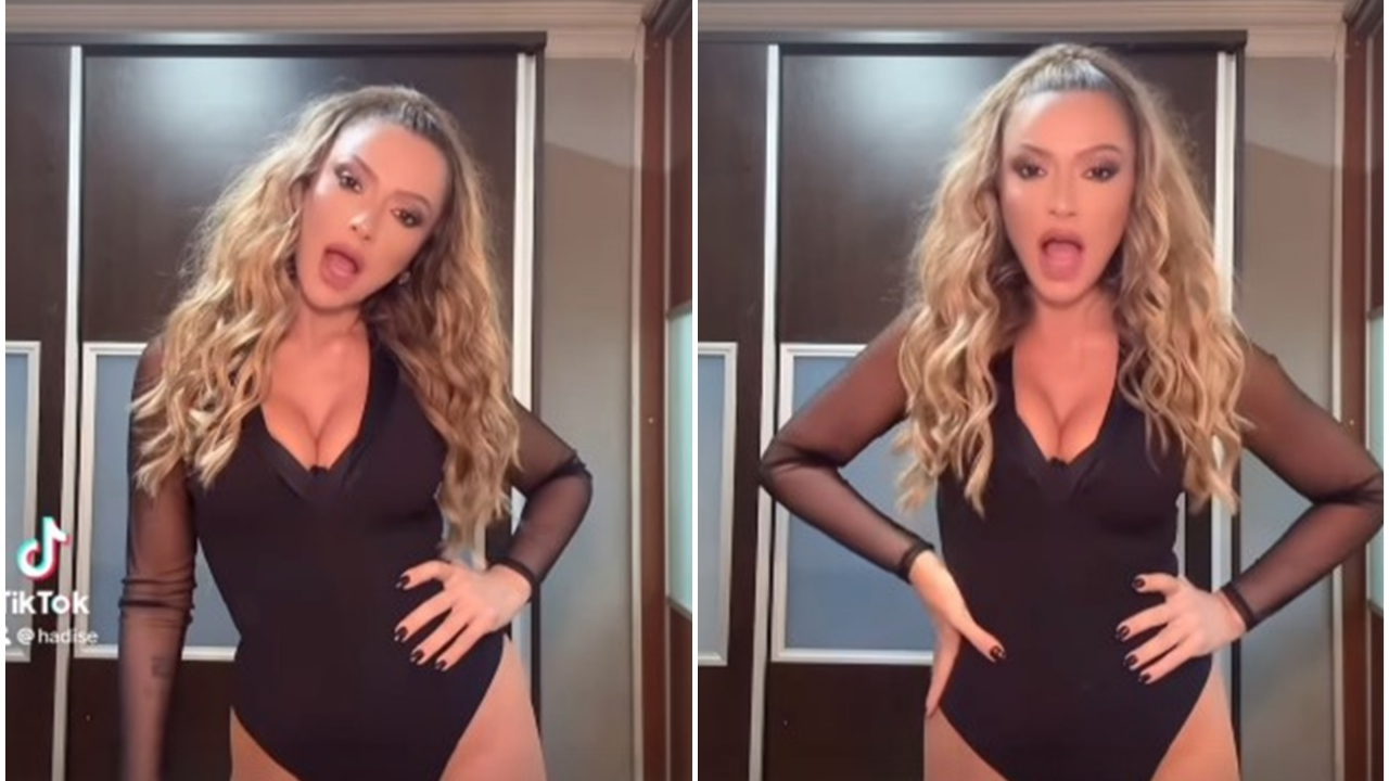 Hadise, sahne öncesi ayna karşısında büyüledi: Burjuva dansı sosyal medyayı salladı