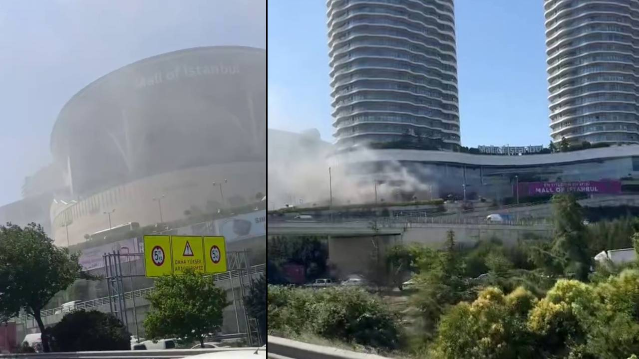 Mall Of İstanbul'da yangın! Dev AVM alev aldı, itfaiye ekipleri yağdı