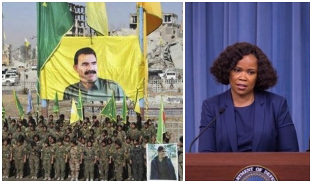ABD'den Rakka'da açılan Öcalan posterine rezalet savunma!