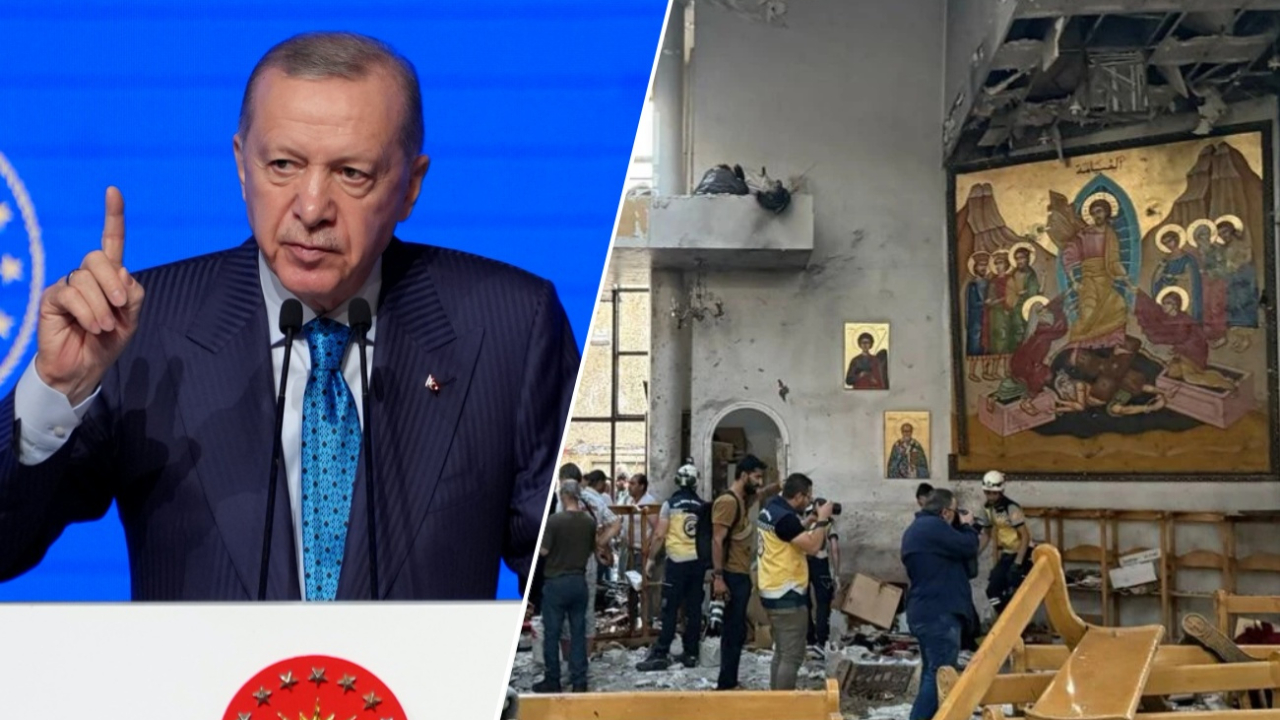 Erdoğan’dan Şam’daki kilise saldırısına sert tepki: Suriye'nin yanındayız, istikrarsızlık ortamına izin vermeyeceğiz!