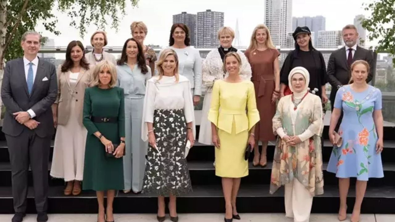 Emine Erdoğan’dan NATO Zirvesi’nde anlamlı diplomasi : Lider eşleriyle kültür ve insanlık konularını ele aldı!