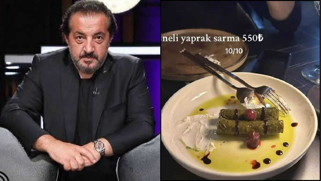 Bu nasıl fiyat Şef? MasterChef Mehmet Yalçınkaya, 2 adet yaprak sarmayı 550 TL’ye satıyor