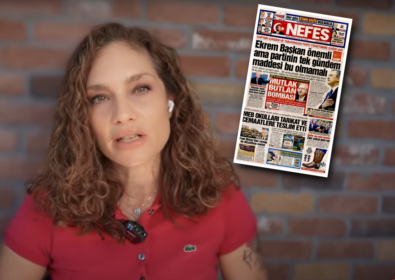 Kendi gazetesine fena çaktı... Nefes'in manşeti İmamoğlu destekçisi Nevşin Mengü'nün hoşuna gitmedi!