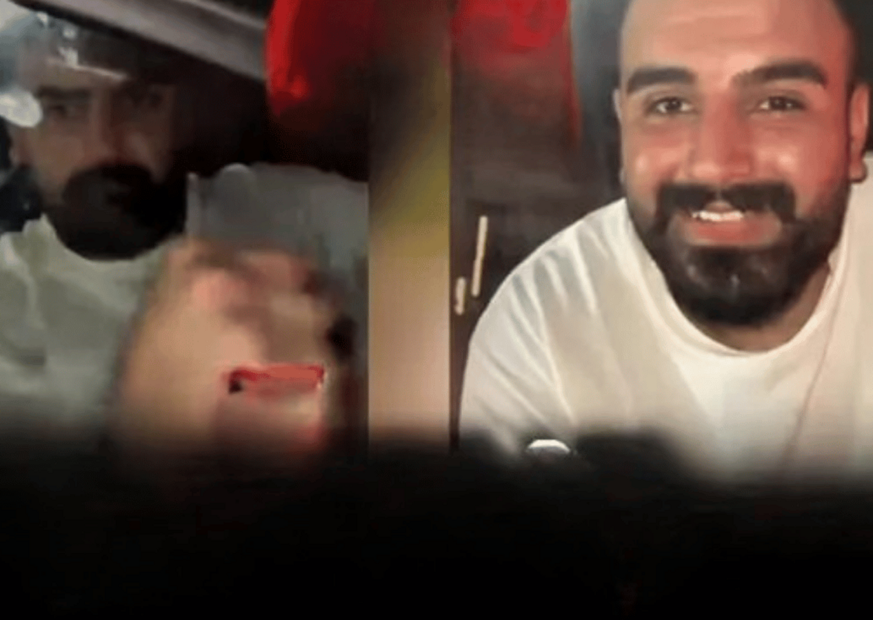 Trafik magandası dehşet saçtı! Camı yumrukladı, küfürler savurdu