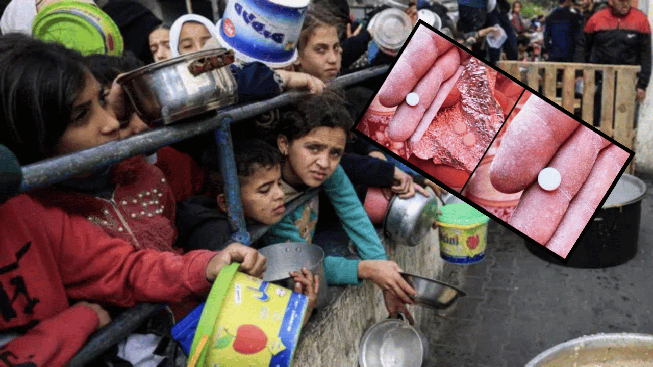 İsrail'in Gazzelilere dağıttıkları un çuvallarından uyuşturucu hap çıktı!
