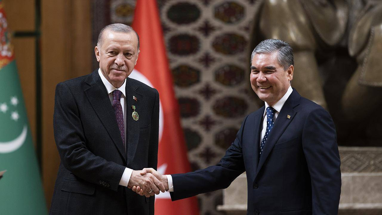 Cumhurbaşkanı Erdoğan, Türkmenistan Milli Lideri Berdimuhammedov ile telefonda görüştü