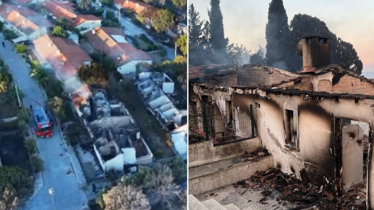 İzmir’de alevlerin gölgesinde ikinci gün: Yangın kabusu sürüyor, onlarca ev kül oldu!