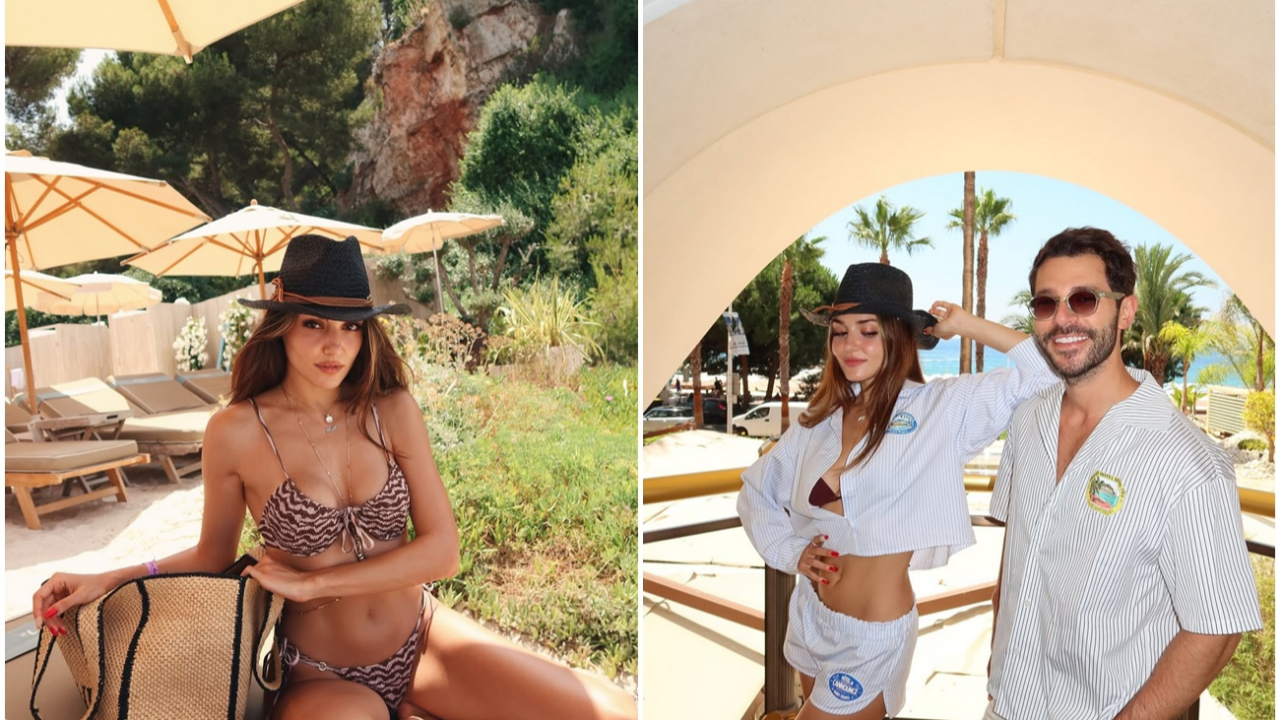 Hande Erçel ve Hakan Sabancı’dan romantik Cannes tatili