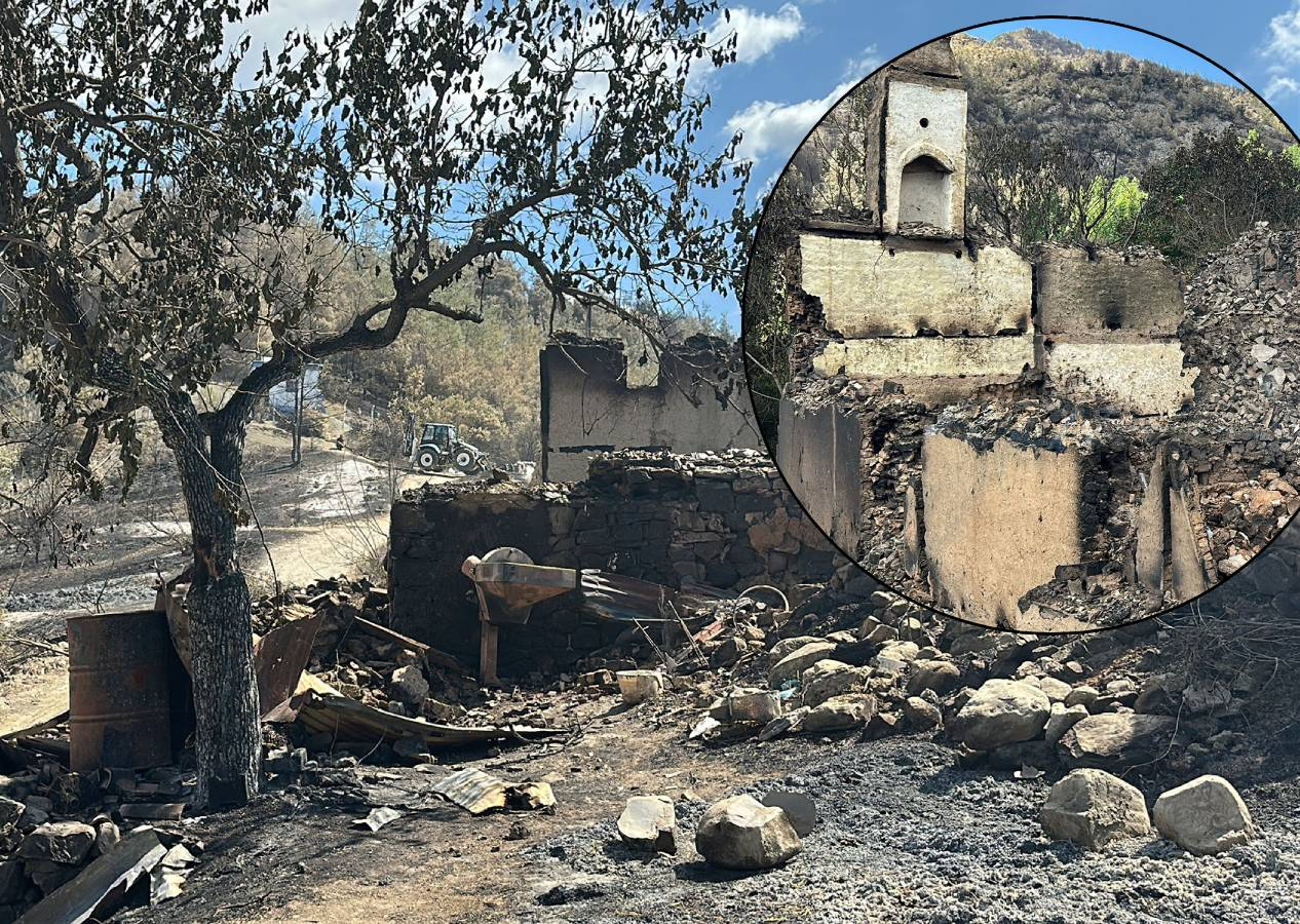 Bilecik’teki yangında alevler tarihi köyü küle çevirdi! "Uçan bir kuşun yanarak düştüğünü gördüm"