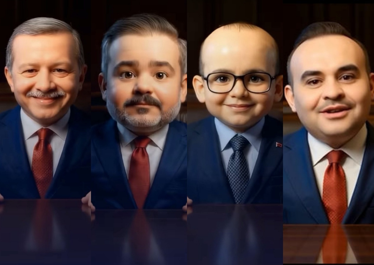 Sosyal medya bu videoyu konuşuyor! Erdoğan ve kabine üyeleri yapay zekayla canlandırıldı...