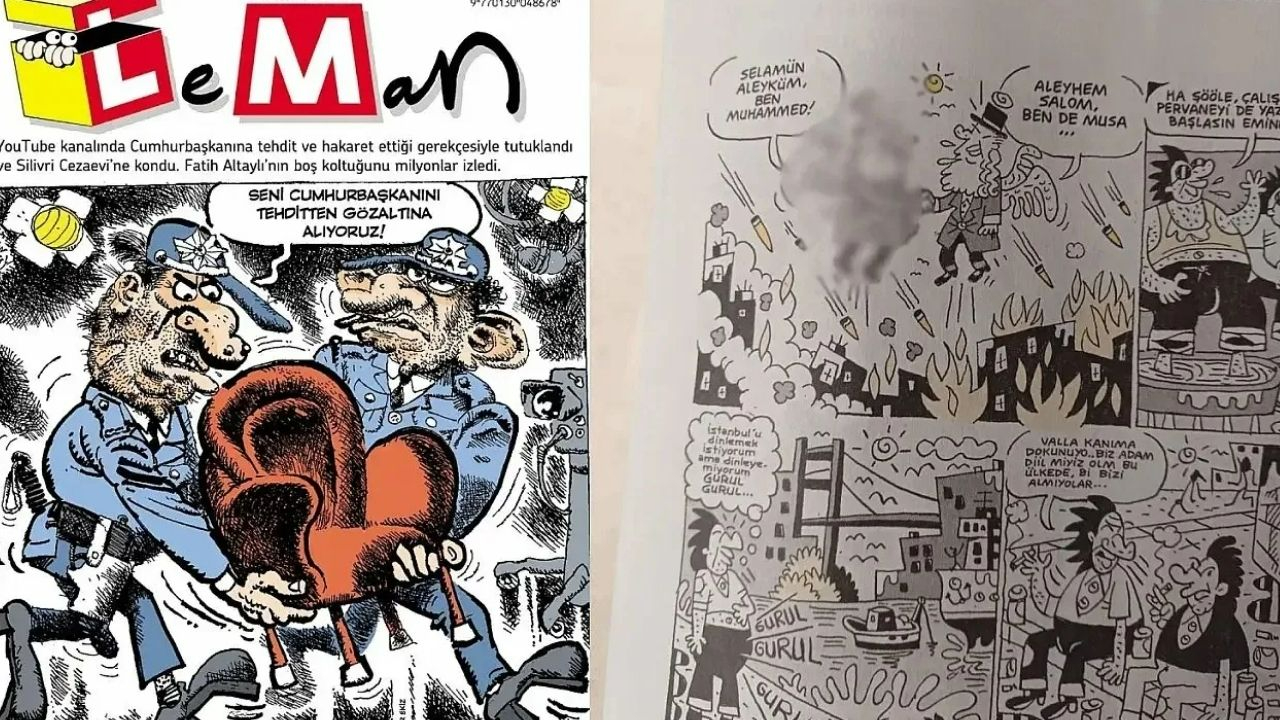 Leman Dergisi'nden geri adım! Hz. Muhammed karikatürü için açıklama ve özür geldi