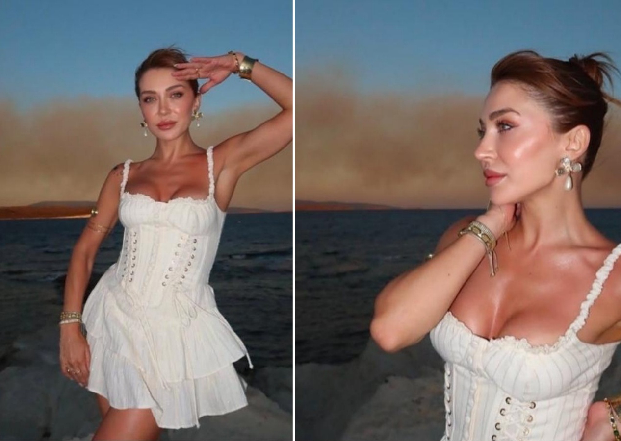 Instagram fenomeni İmren Karadeniz'in utanmaz paylaşımı infial yarattı! Türkiye yanarken o poz verdi...