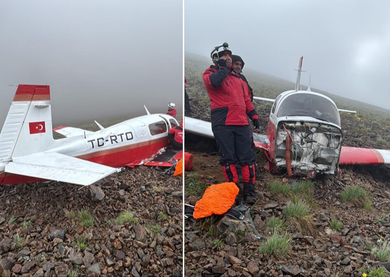 Rize Valisi acı haberi verdi: Düşen uçakta pilot hayatını kaybetti, kadın yolcu sağ bulundu