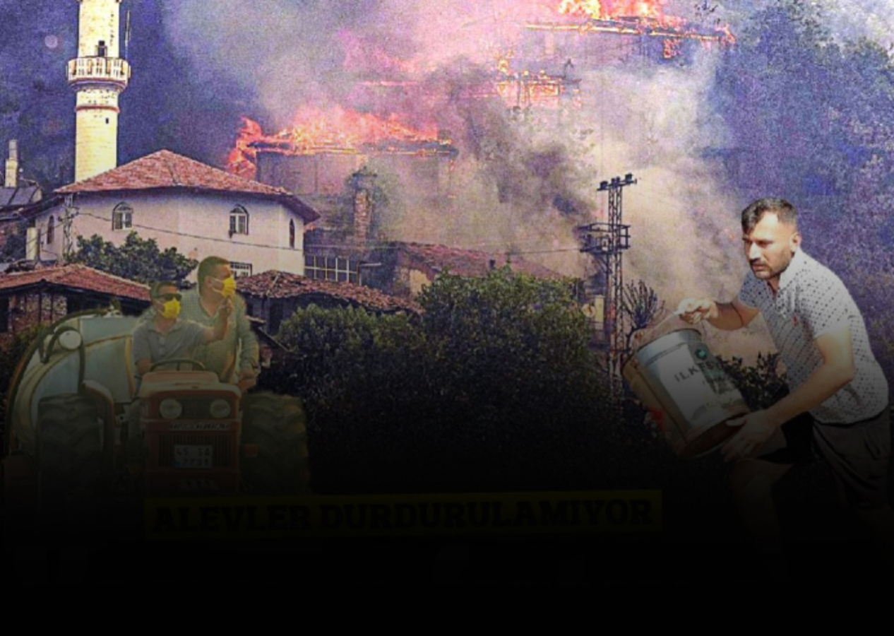 Atılan su buhar oluyor! Alevler durdurulamıyor... Yangın fırtınası manşetlerde!