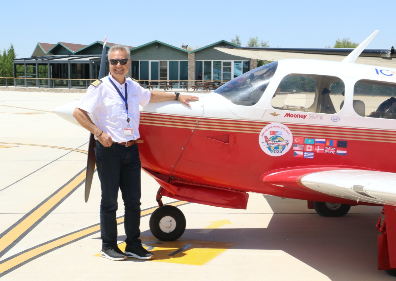 Pilotun hayali yarım kaldı... Hayatını kaybeden pilot Mehmet Demirci'nin tek başına dünya turuna çıktığı öğrenildi...